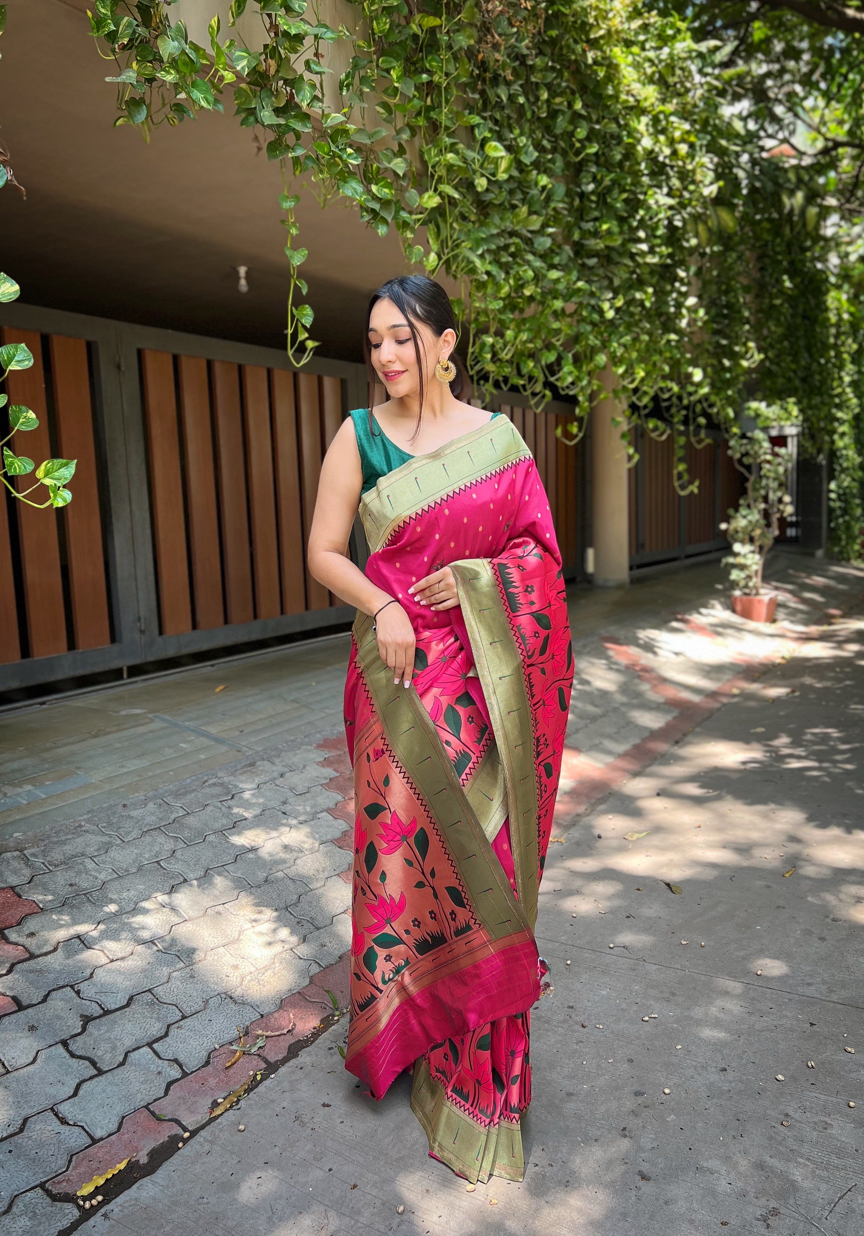 PINK Silk SAREE