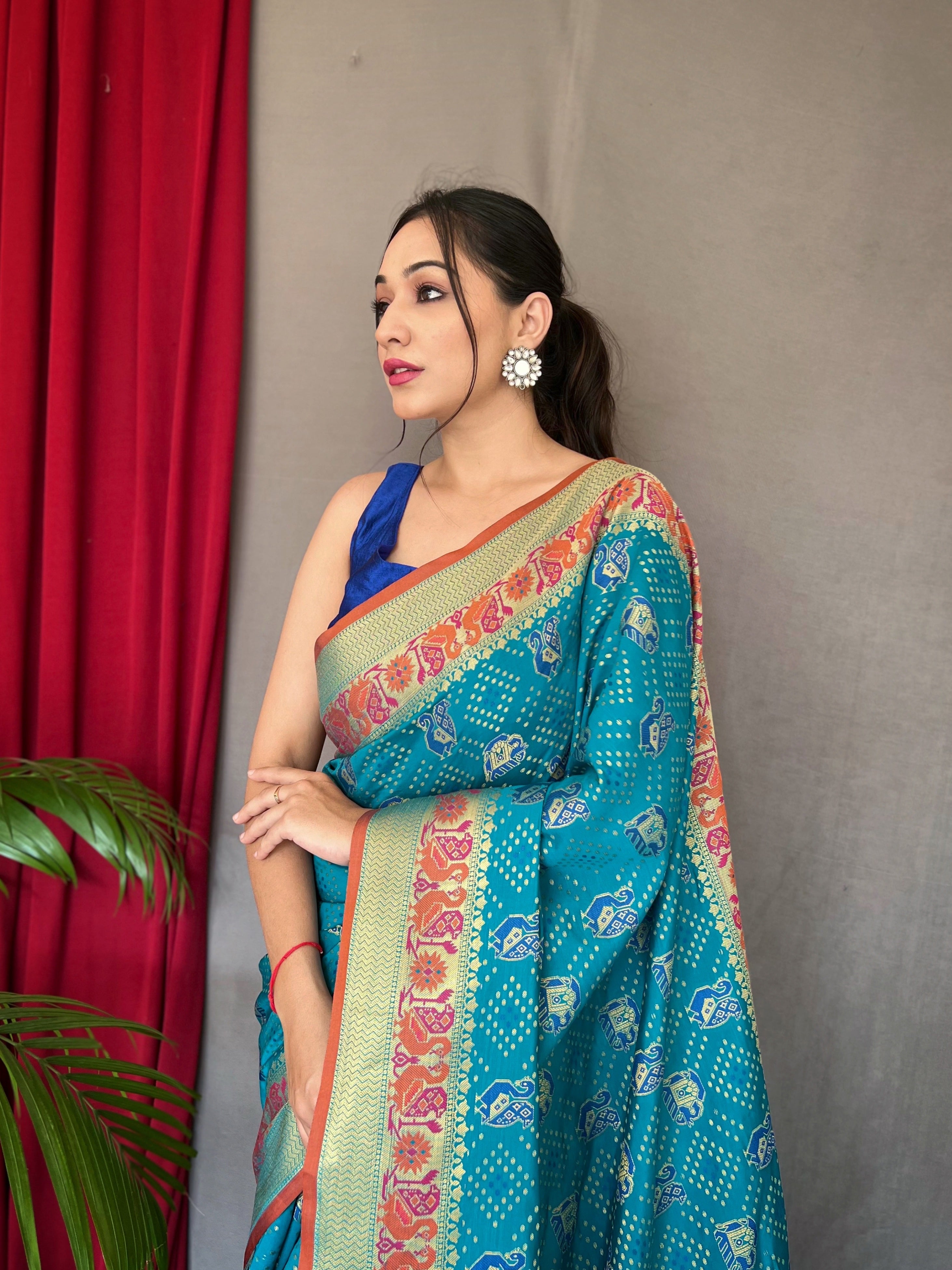 RAMA SKY Silk SAREE