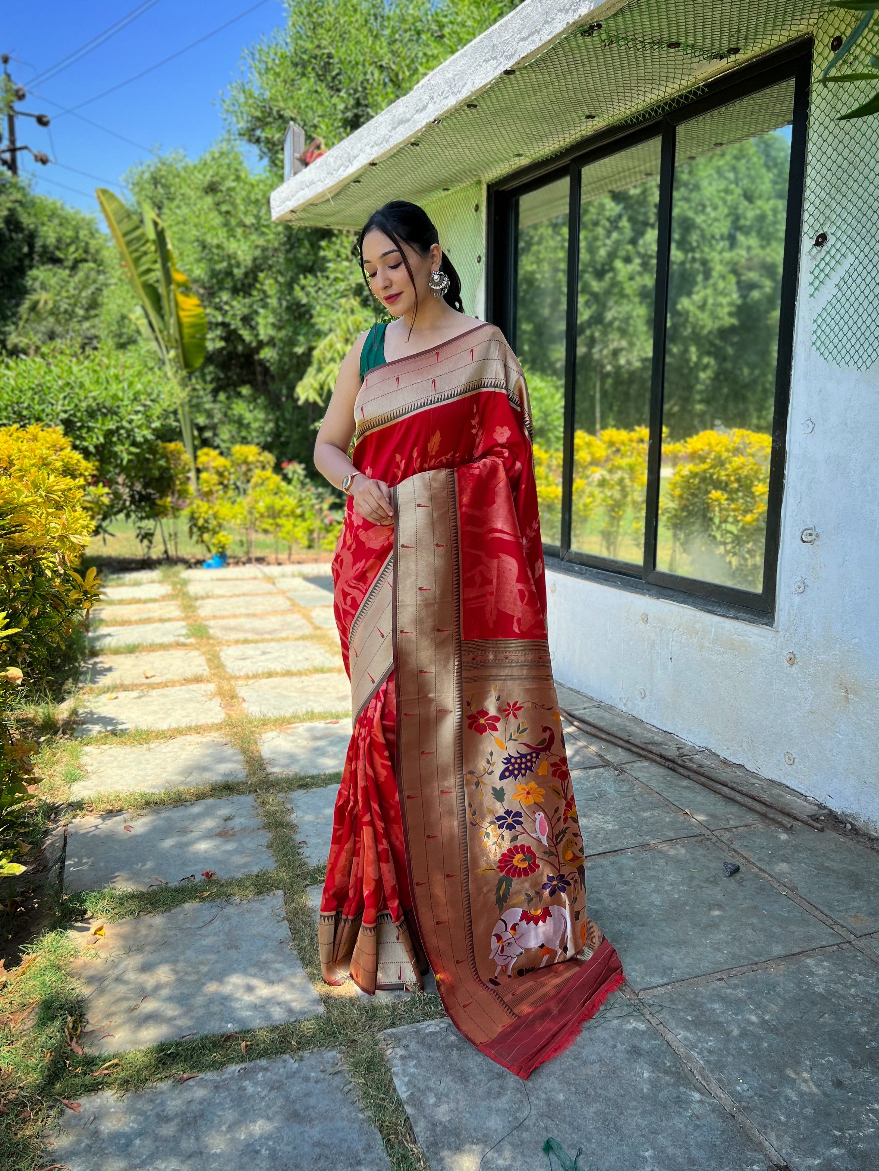 RED Silk SAREE