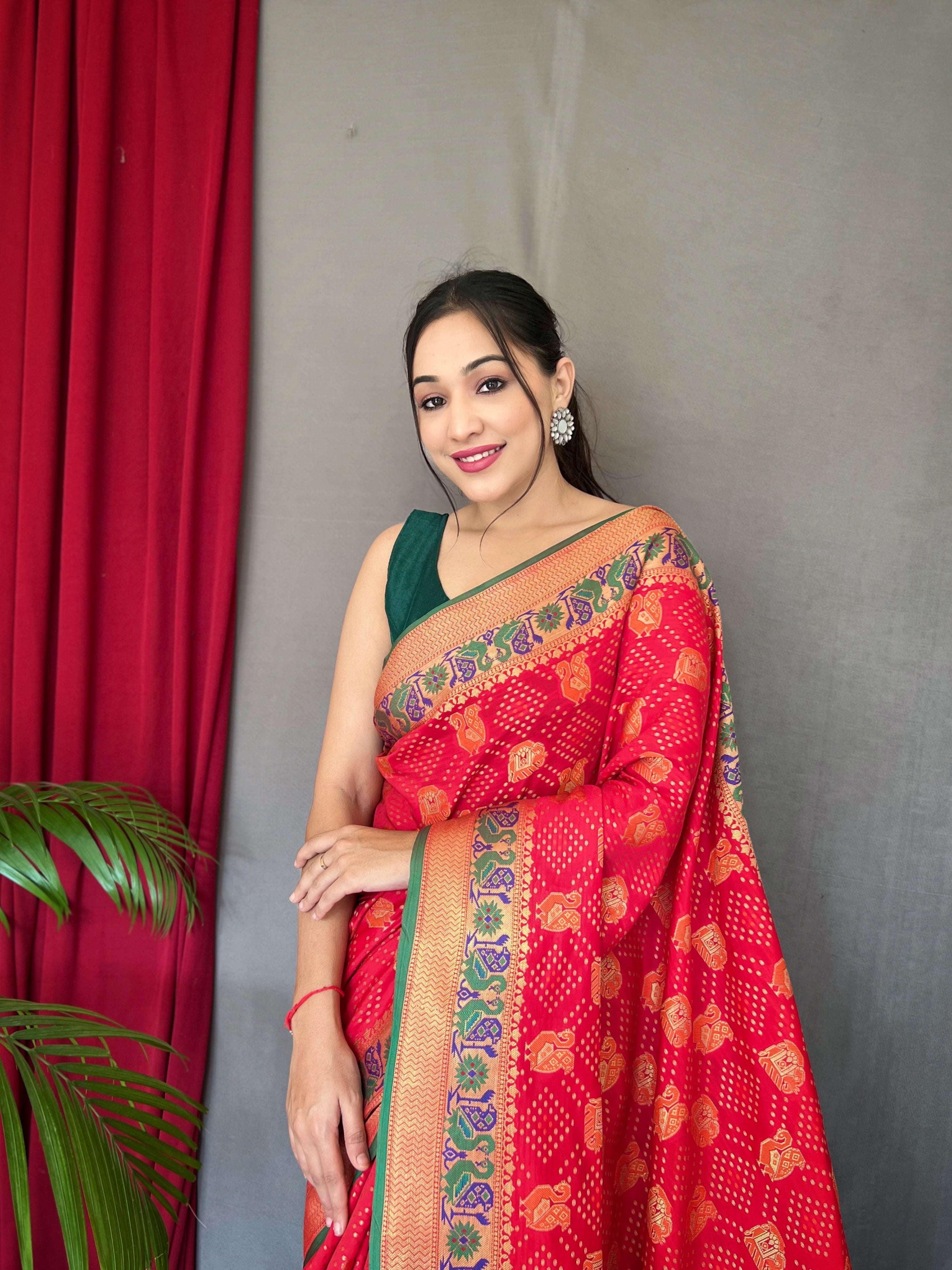 RED Silk SAREE