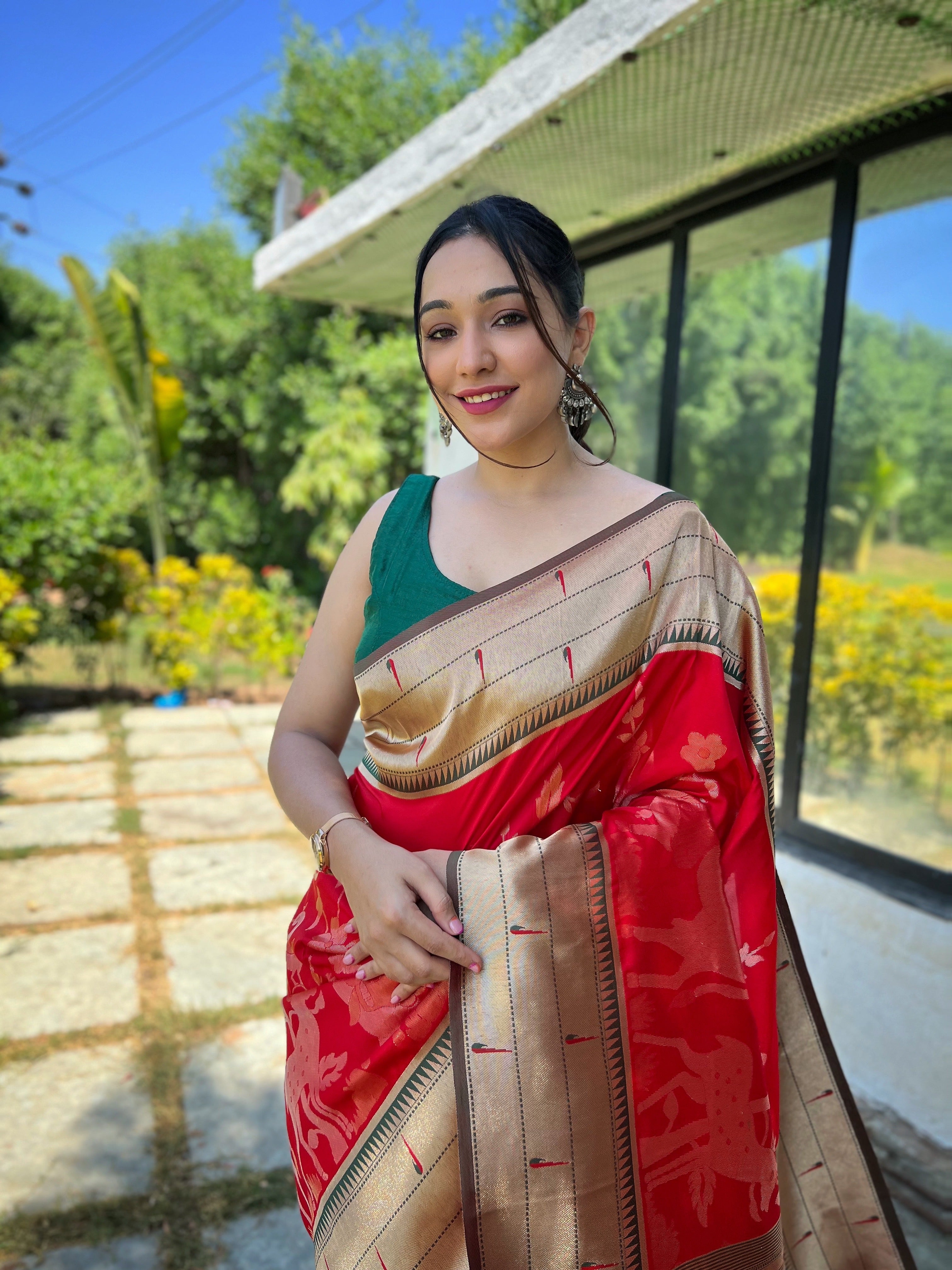 RED Silk SAREE