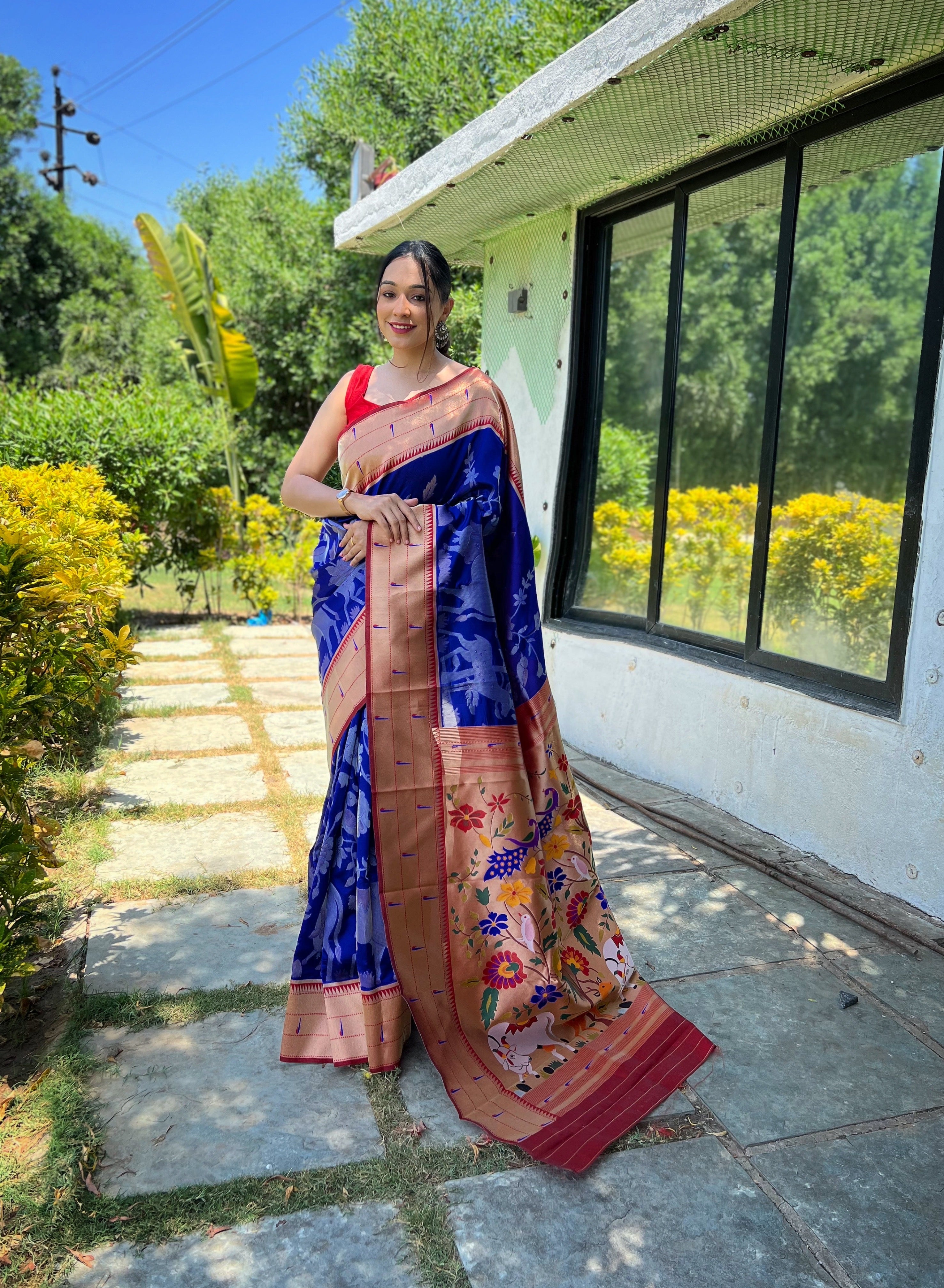 VOILET Silk SAREE