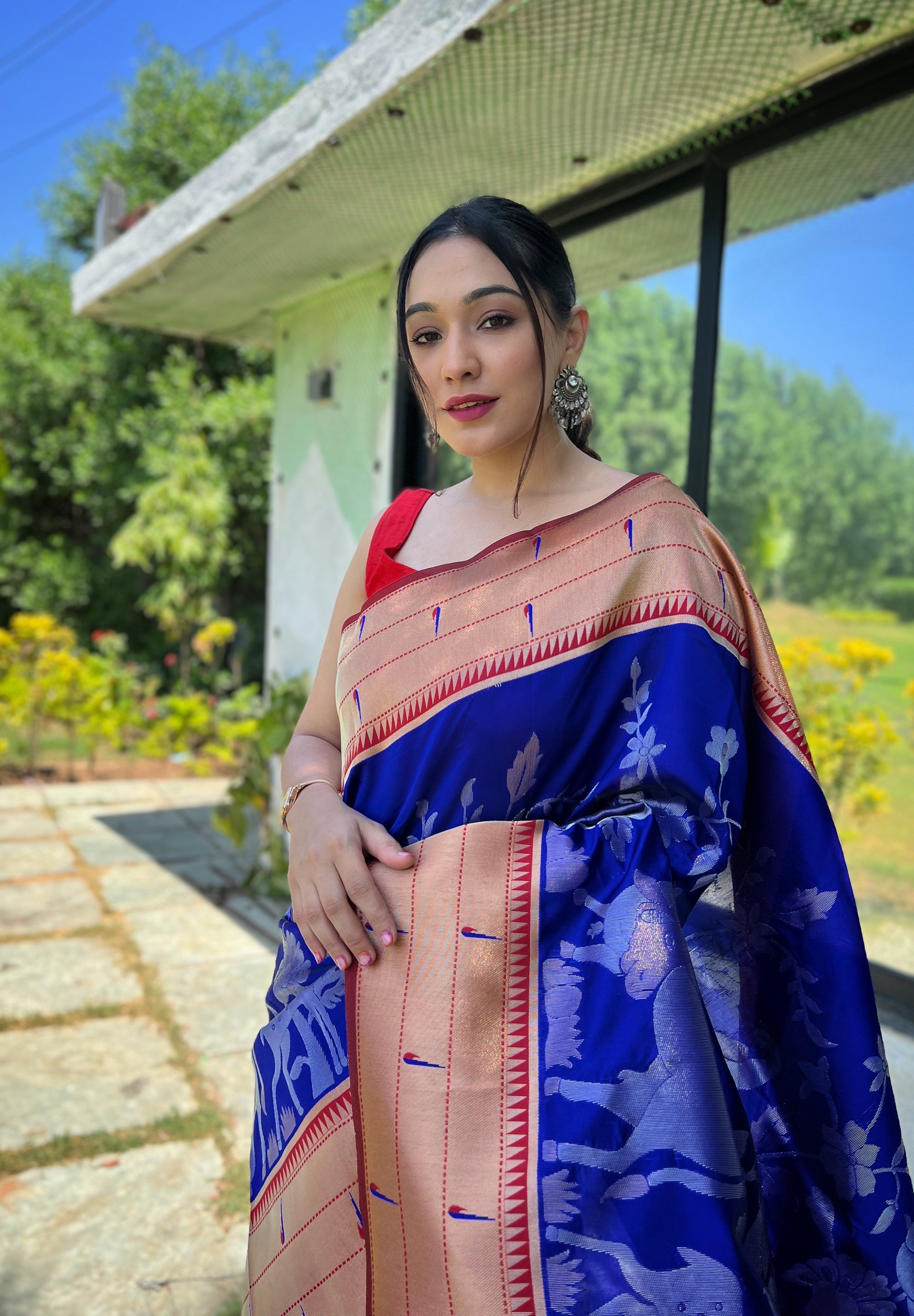 VOILET Silk SAREE