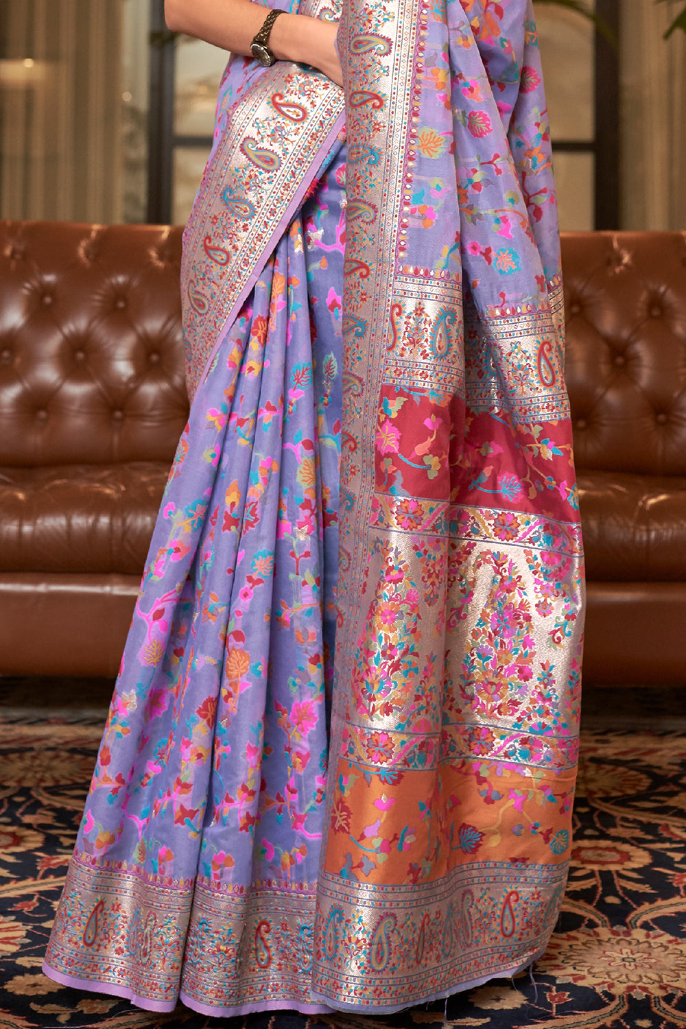 Buy Punch Pink Kanjivaram Saree Nitaraa