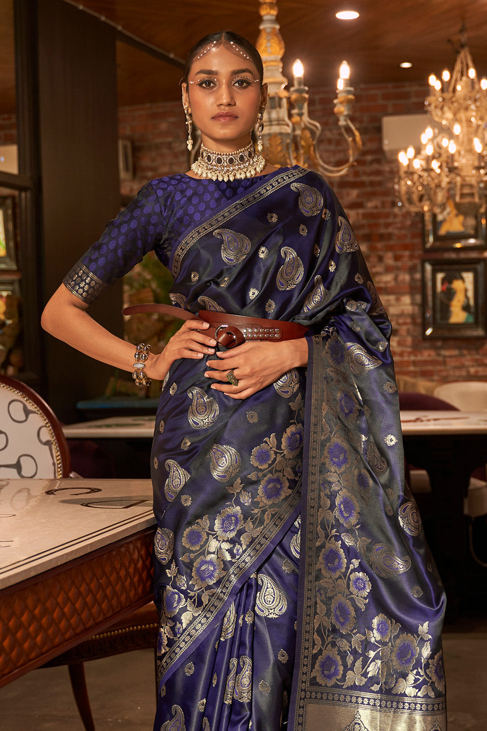 Buy Teal Paithani Silk Saree Nitaraa